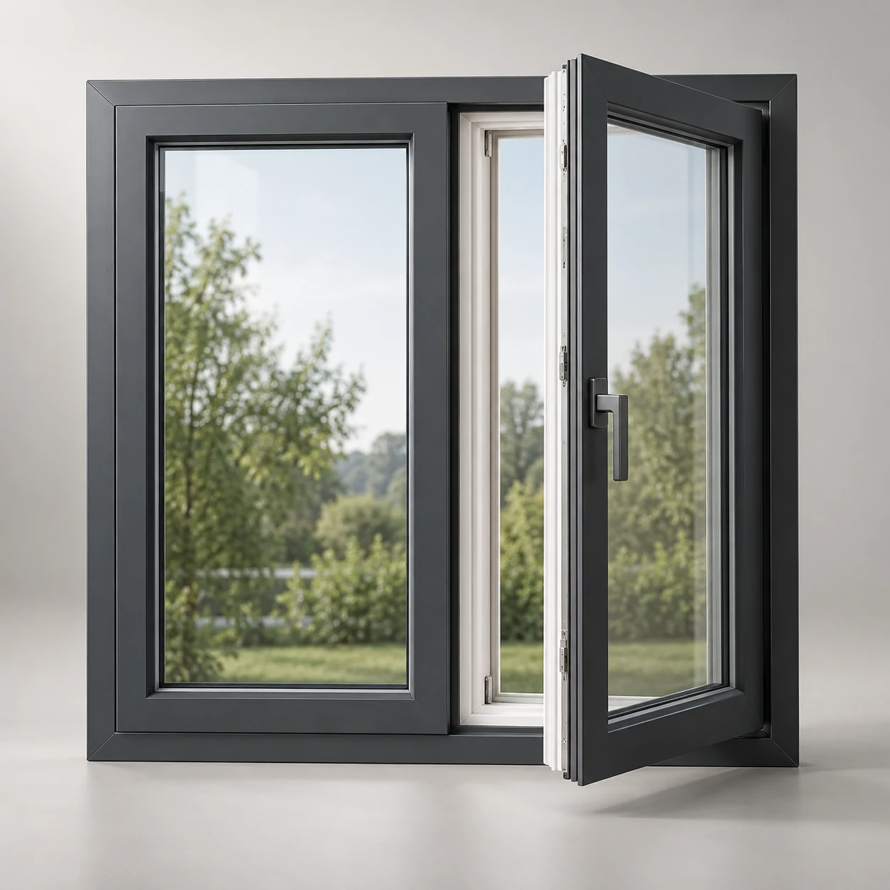 Kunststoff-Alu-Fenster – Symbolbild